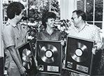 Cristy with her Gold and Platinum Album Awards.